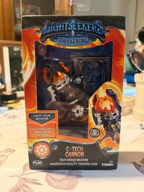 Tomy Lightseekers Awakening C-Tech Cannon Kids Toy - Orange & Black